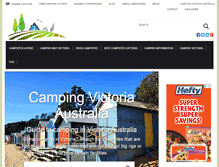 Tablet Screenshot of campingvictoria.com